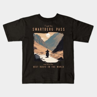 I rode the Swartberg Pass and it is the best motorcycle route in the world Kids T-Shirt